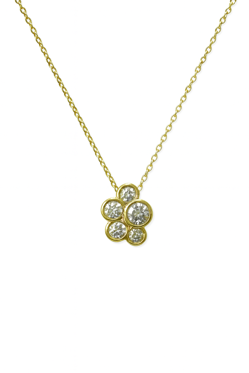 Bubble Diamond Pendant