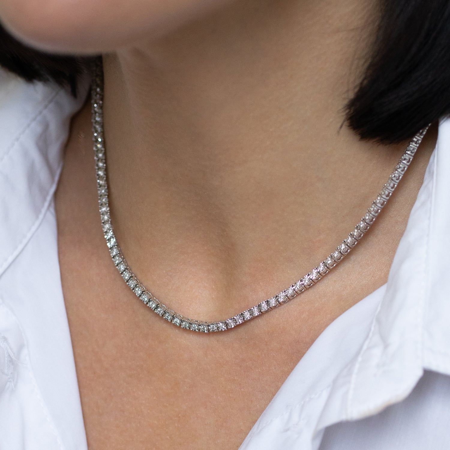 Diamond Tennis Necklace