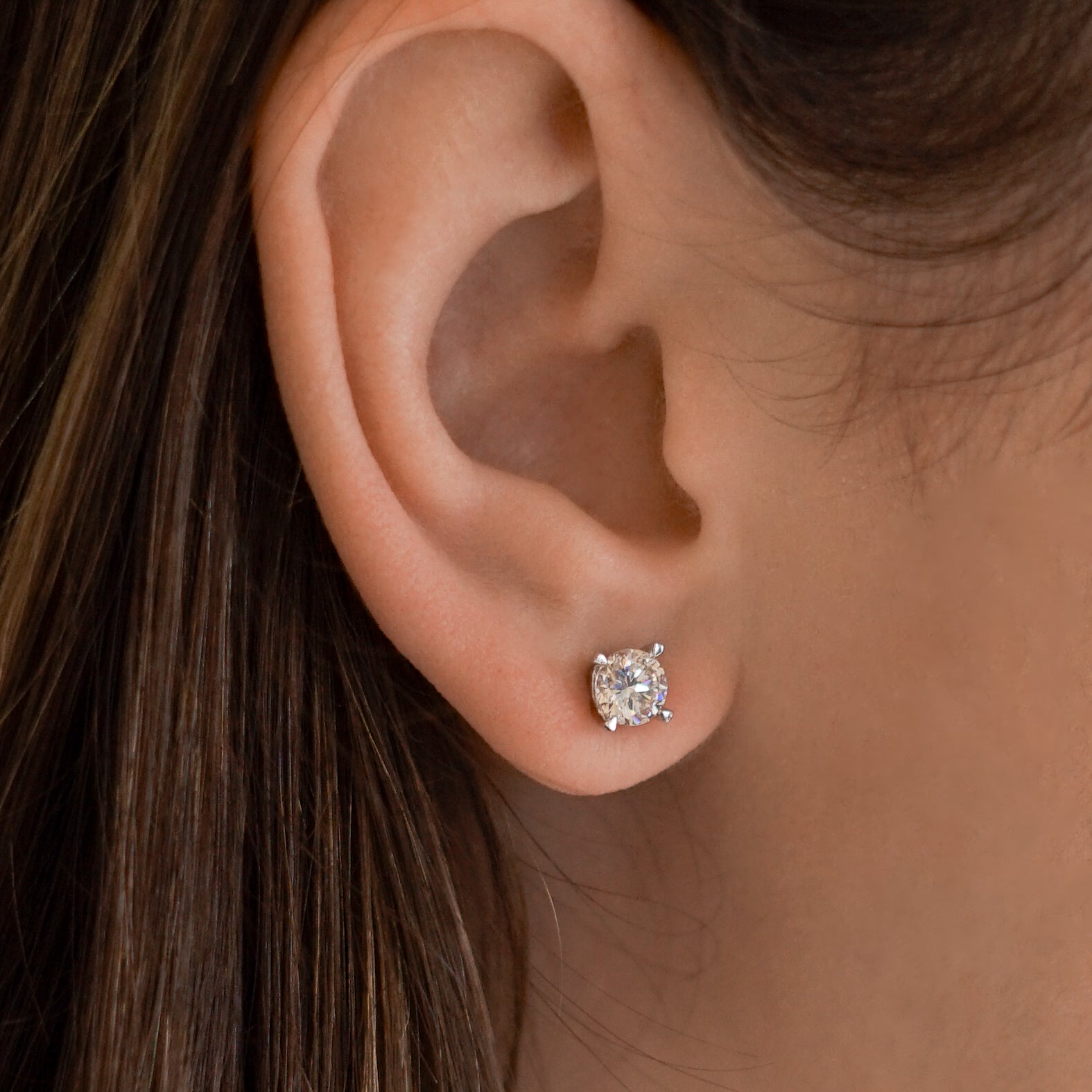 1.40ct GIA Diamond Stud Earrings