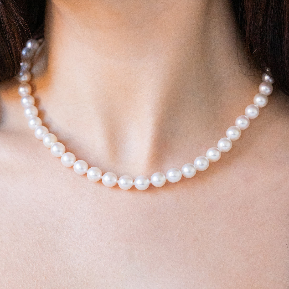 Akoya White Pearl Necklace