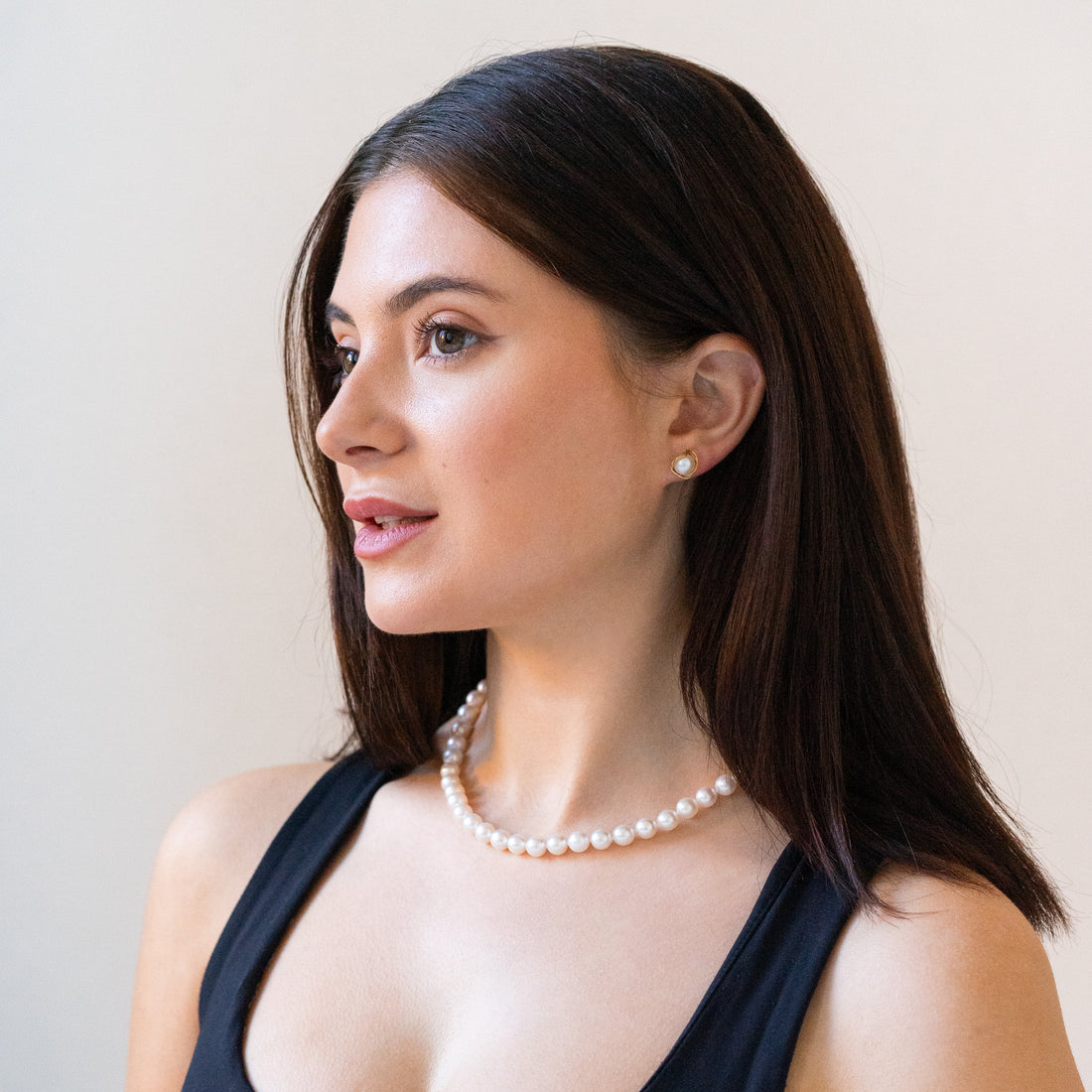 Akoya White Pearl Necklace