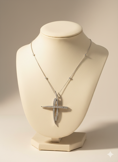 Boodles Alfieri &amp; St. John Cross Pendant Platinum