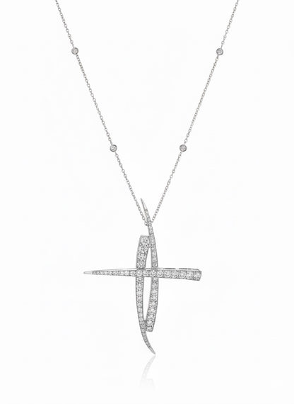 Boodles Alfieri &amp; St. John Cross Pendant Platinum