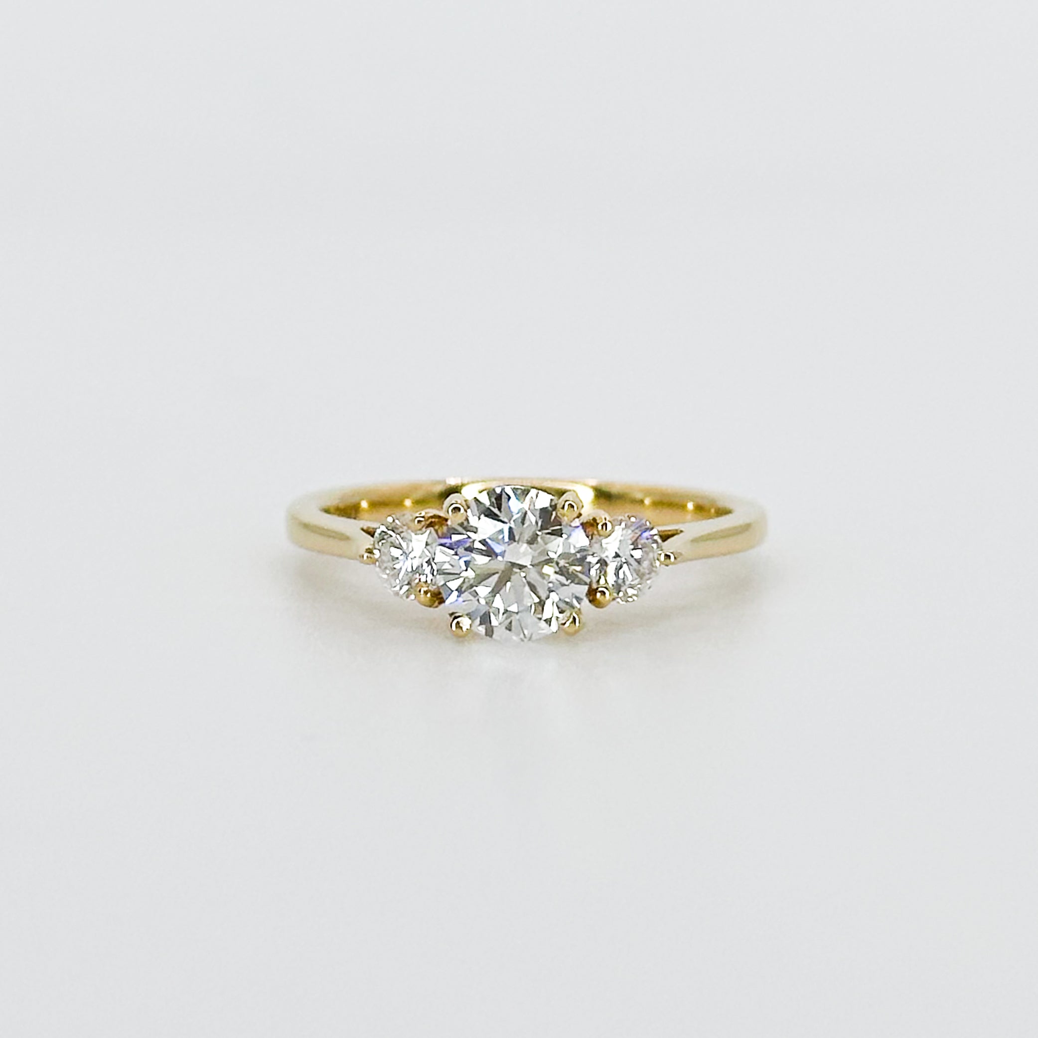 1.21ct Lab-Grown Diamond Trilogy Ring