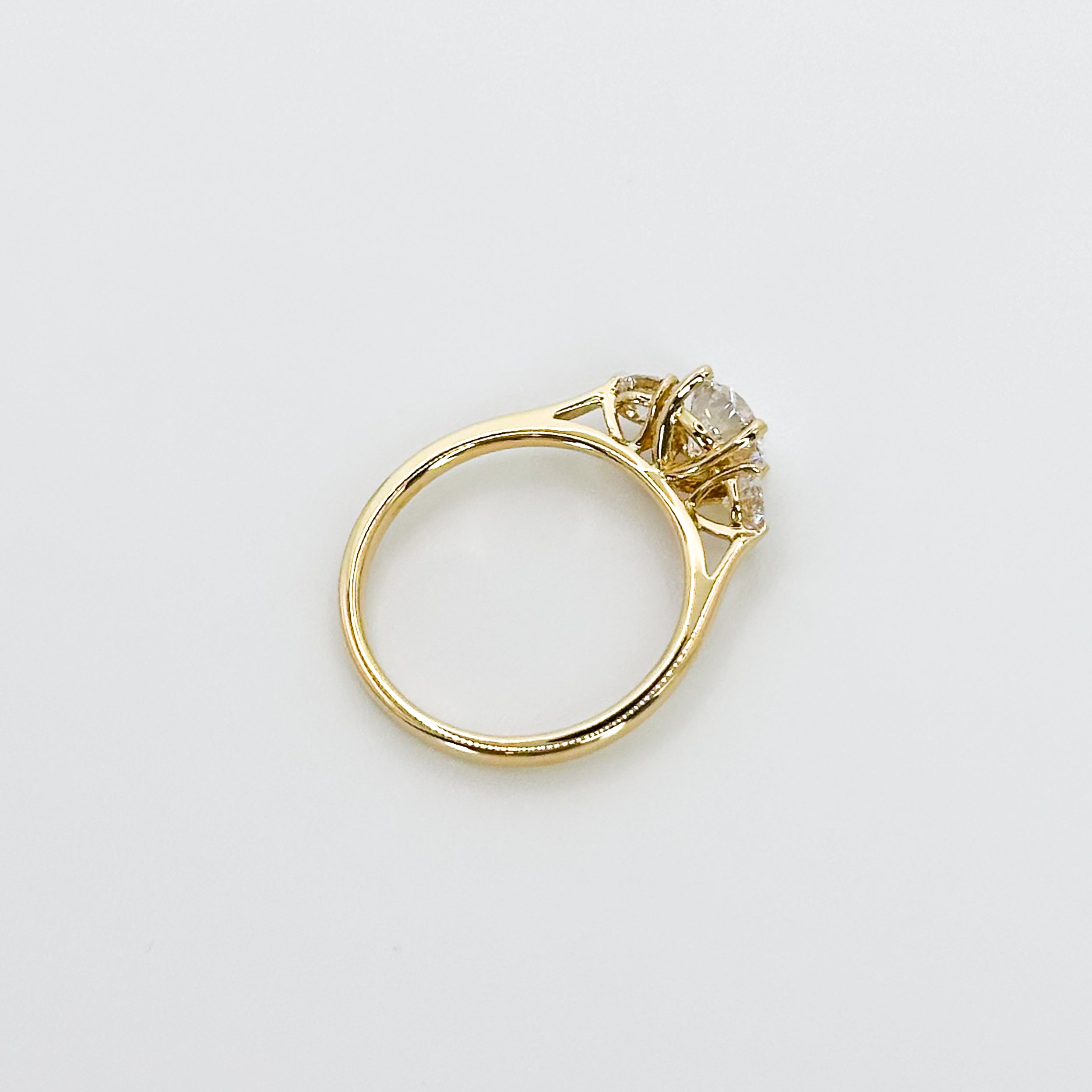 1.21ct Lab-Grown Diamond Trilogy Ring