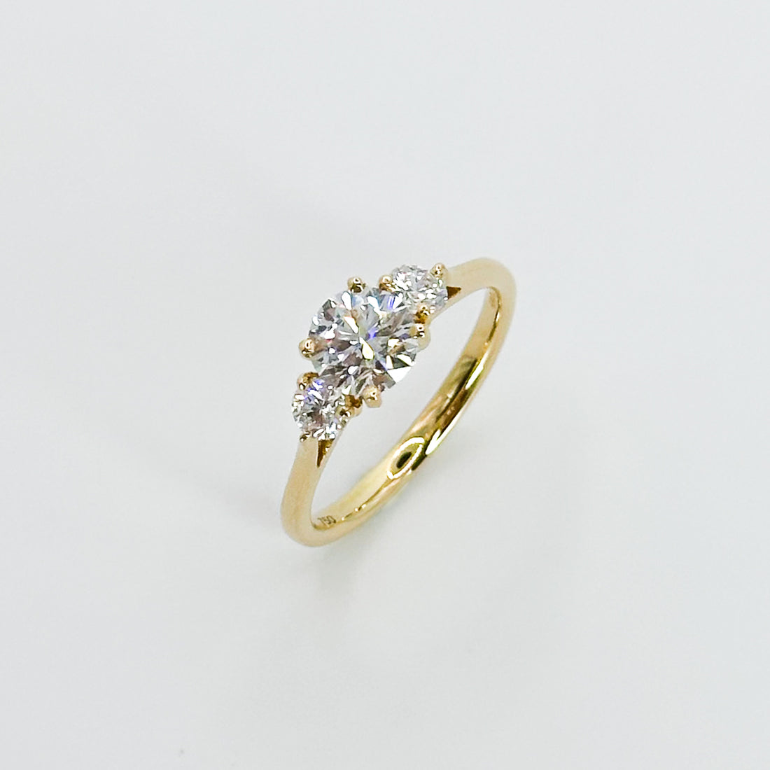 1.21ct Lab-Grown Diamond Trilogy Ring