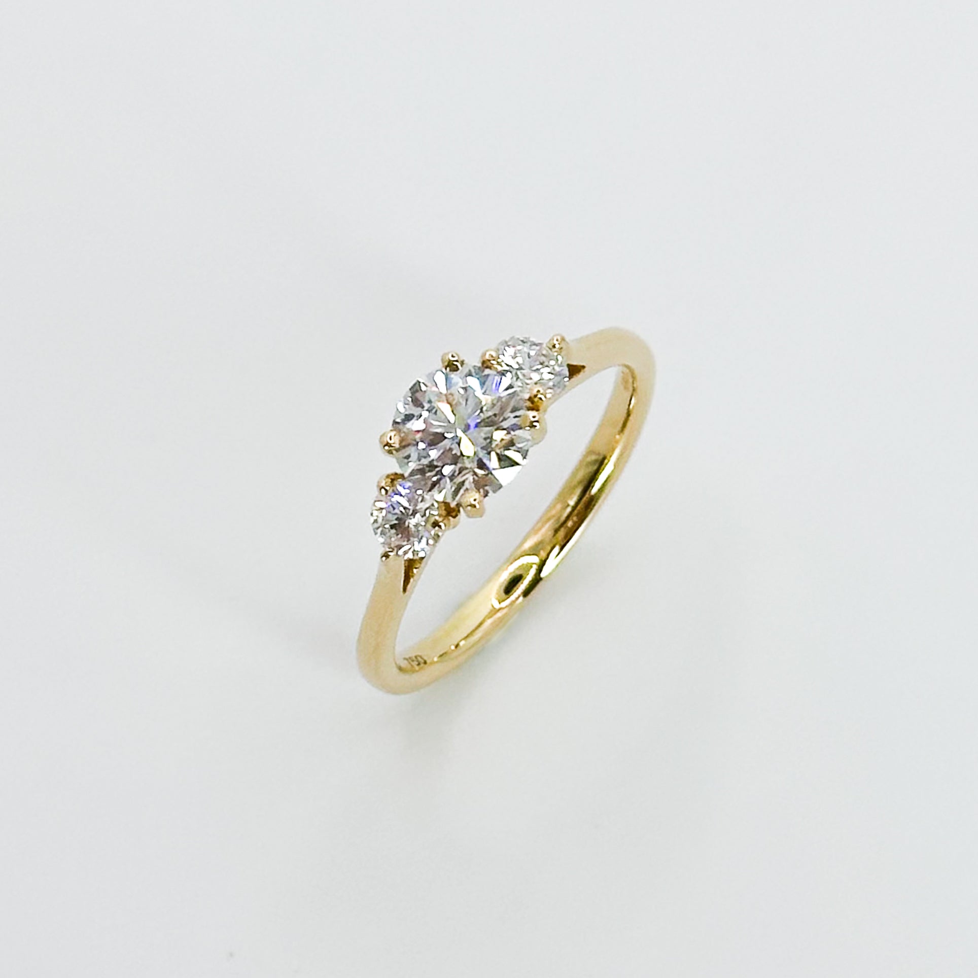 1.21ct Lab-Grown Diamond Trilogy Ring