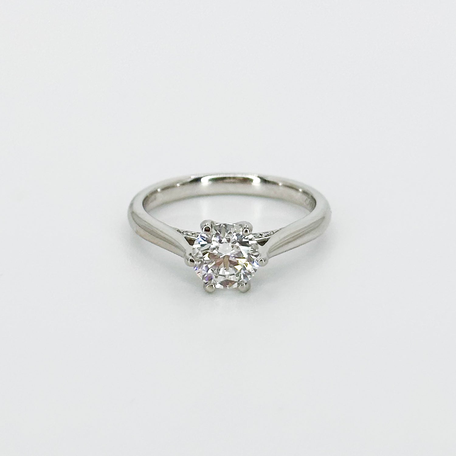 1.00ct Lab-Grown Round Cut Diamond Ring