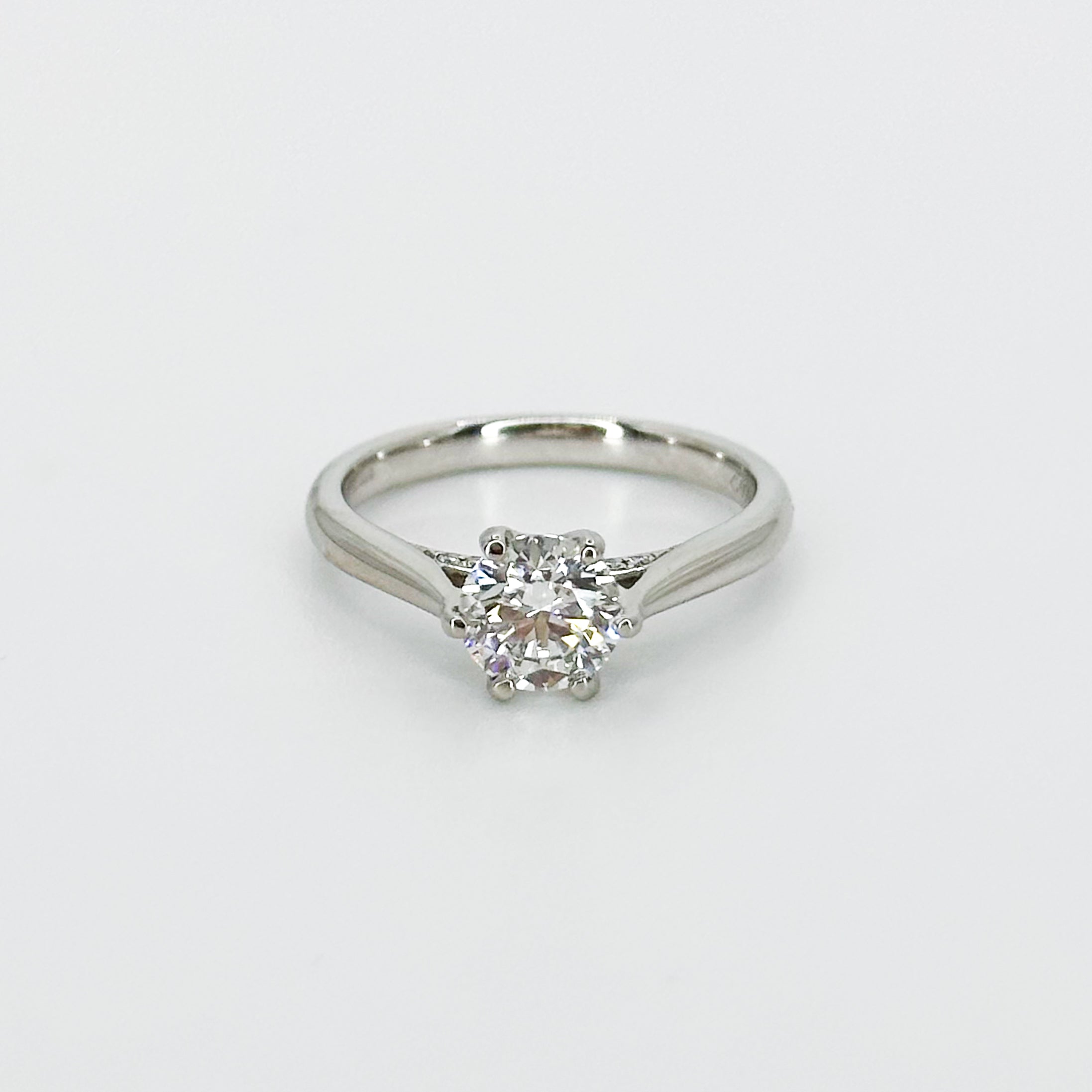 1.00ct Lab-Grown Round Cut Diamond Ring