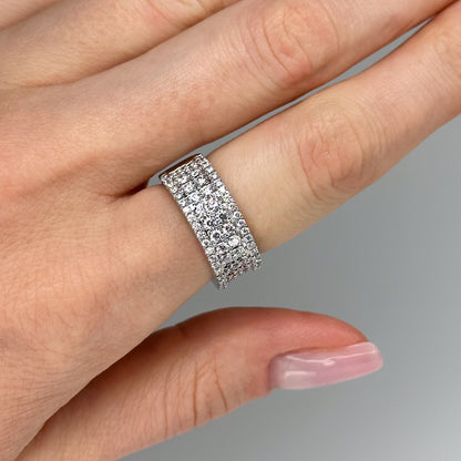 1.30ct Diamond Dress Ring in White Gold