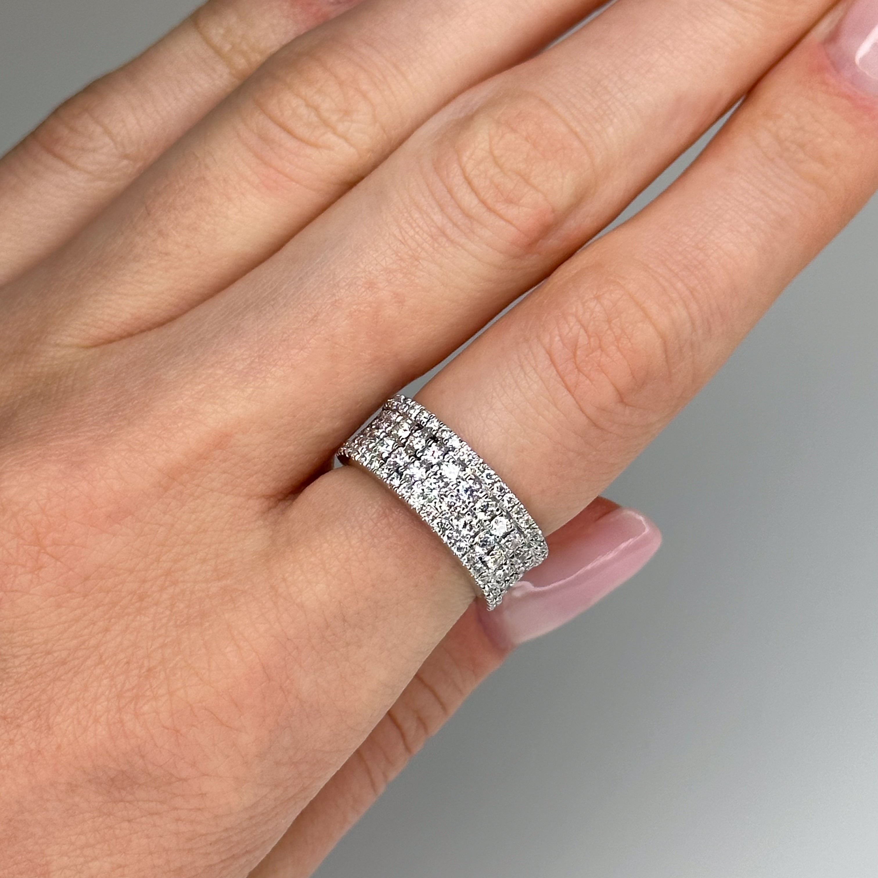 1.30ct Diamond Dress Ring in White Gold