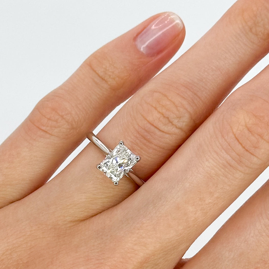 1.50ct Lab-Grown Radiant Cut Diamond Ring