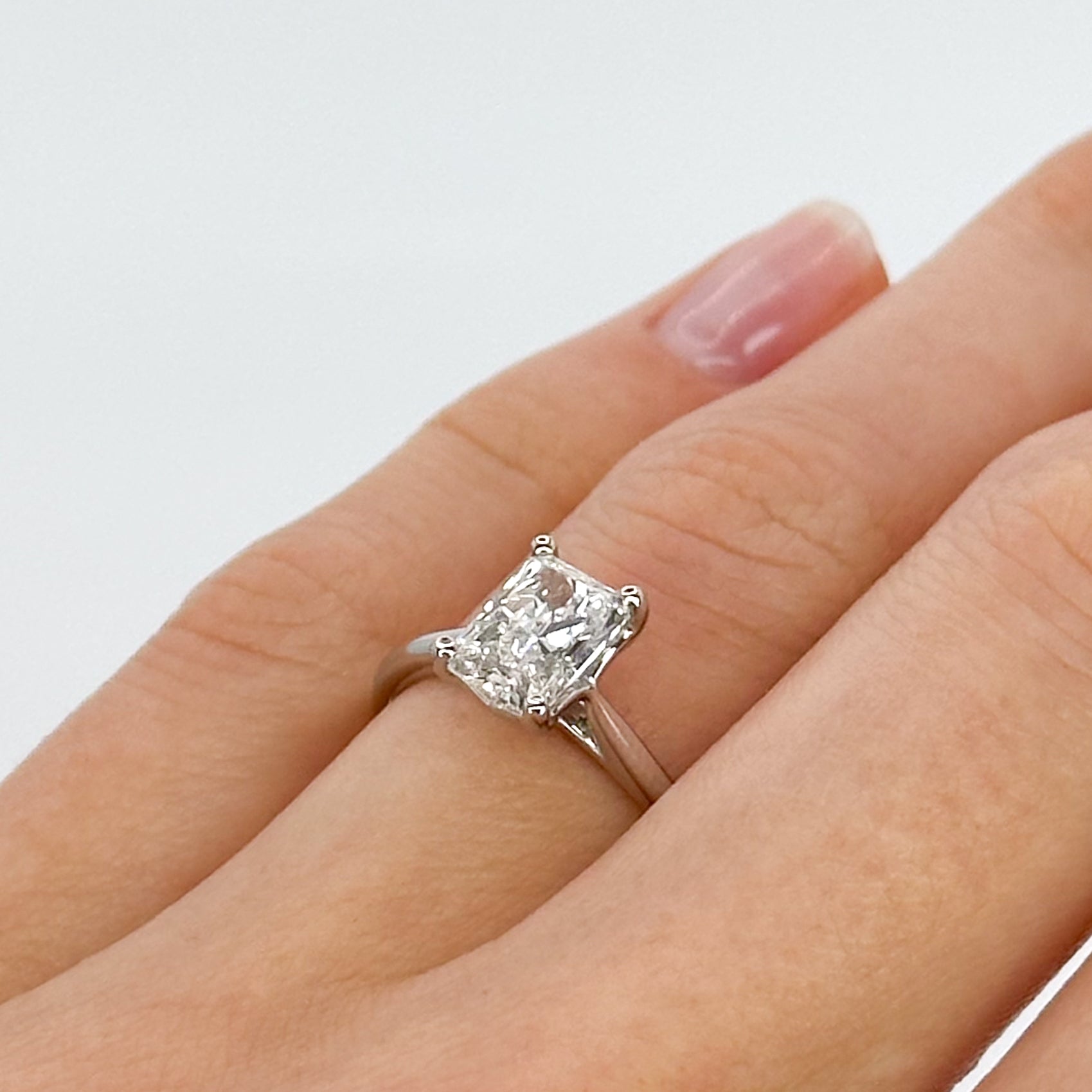 1.50ct Lab-Grown Radiant Cut Diamond Ring