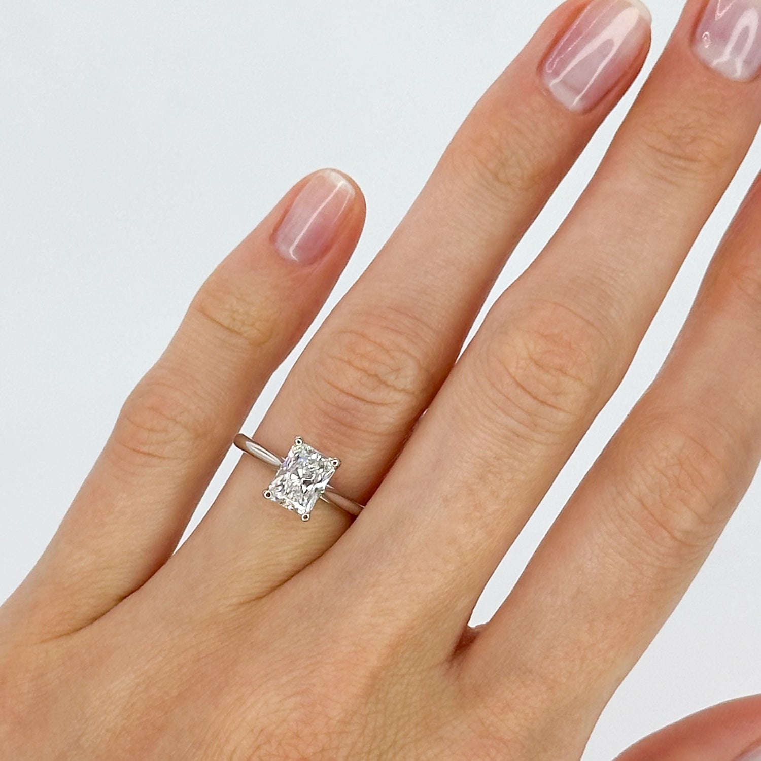 1.50ct Lab-Grown Radiant Cut Diamond Ring