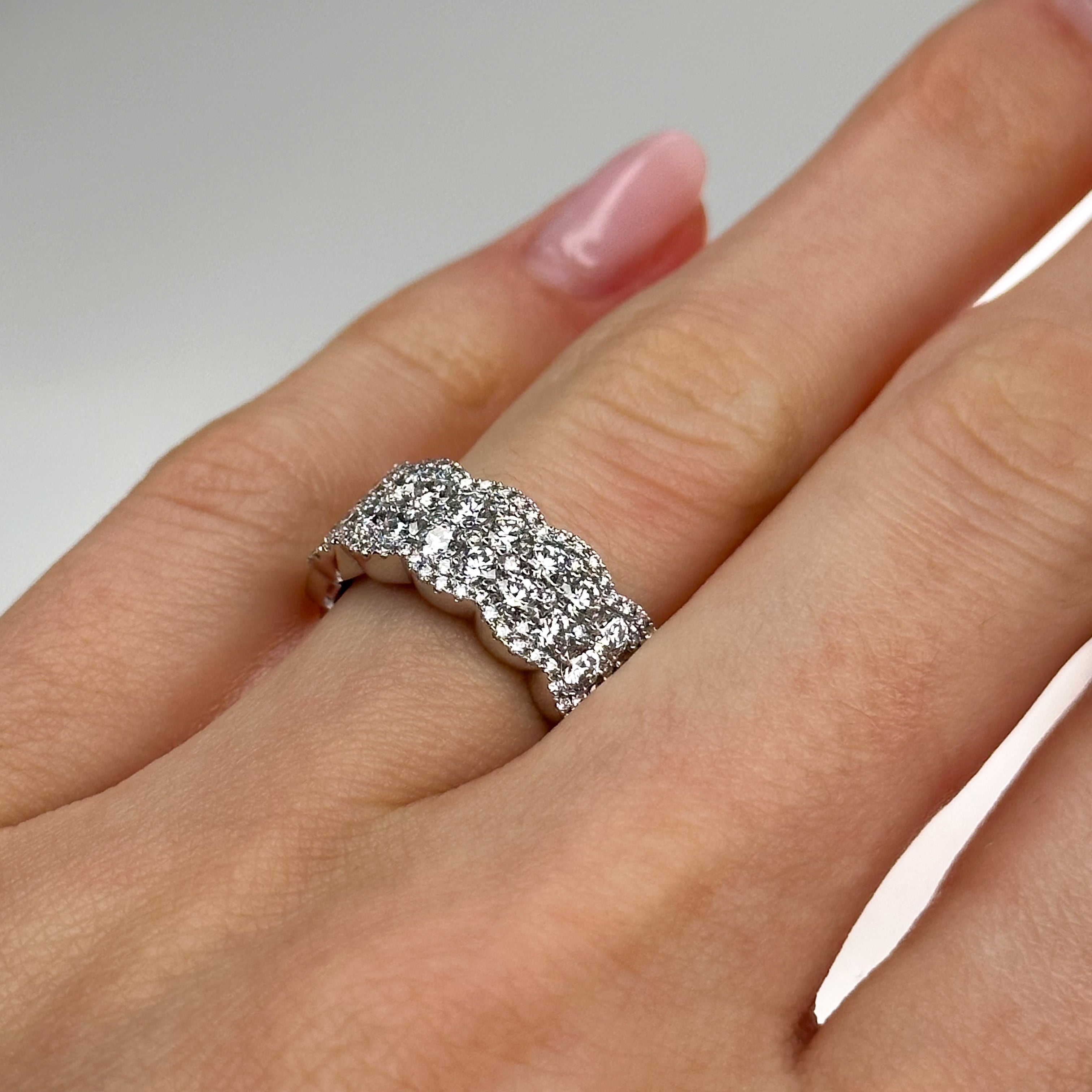 1.65ct Diamond Dress Ring in White Gold