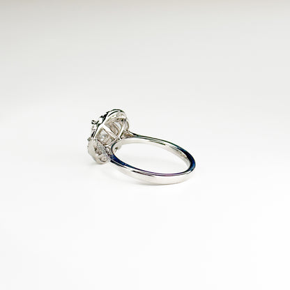 0.90ct GIA Round Cut Diamond Platinum Ring