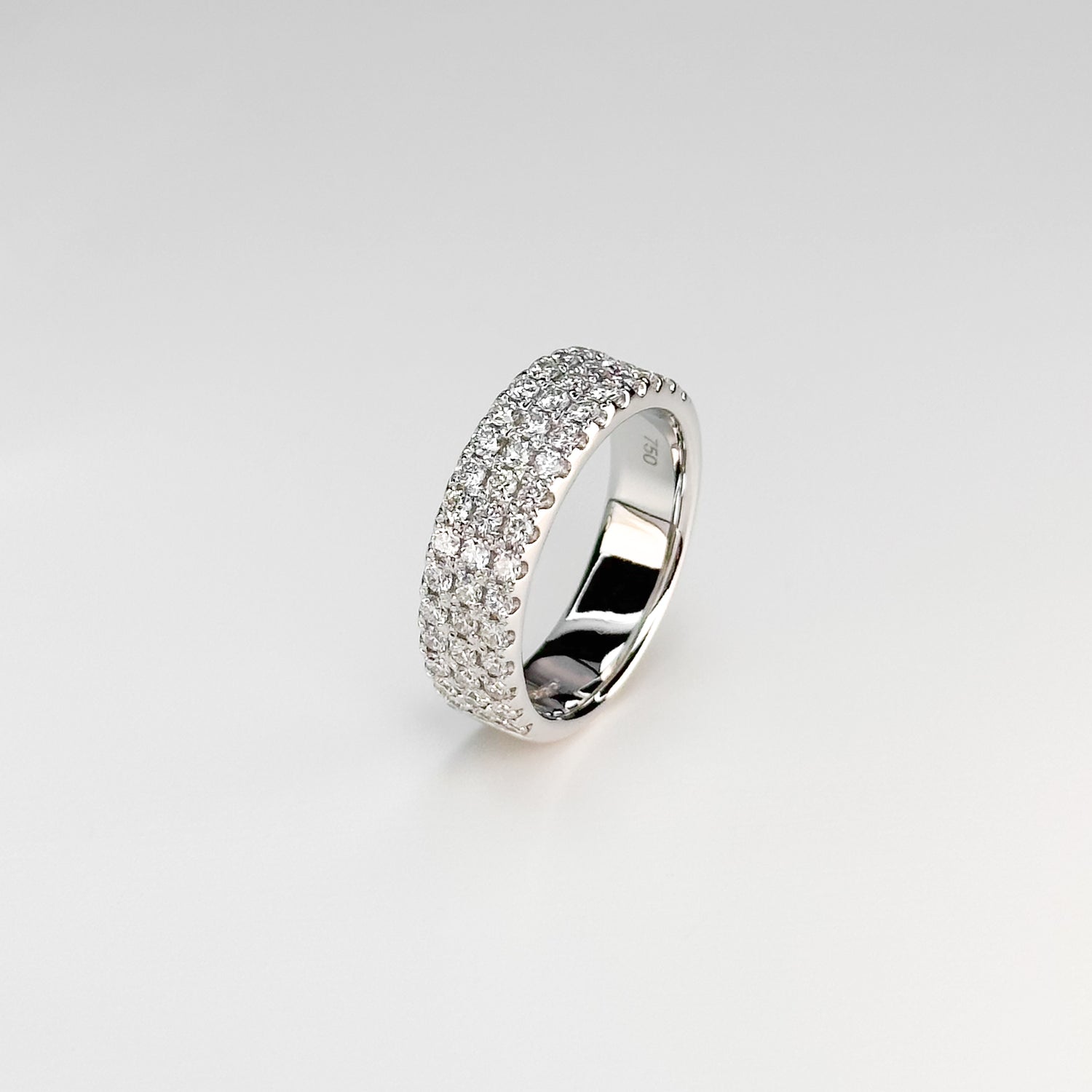 Half Turn 0.95ct Diamond Eternity Ring