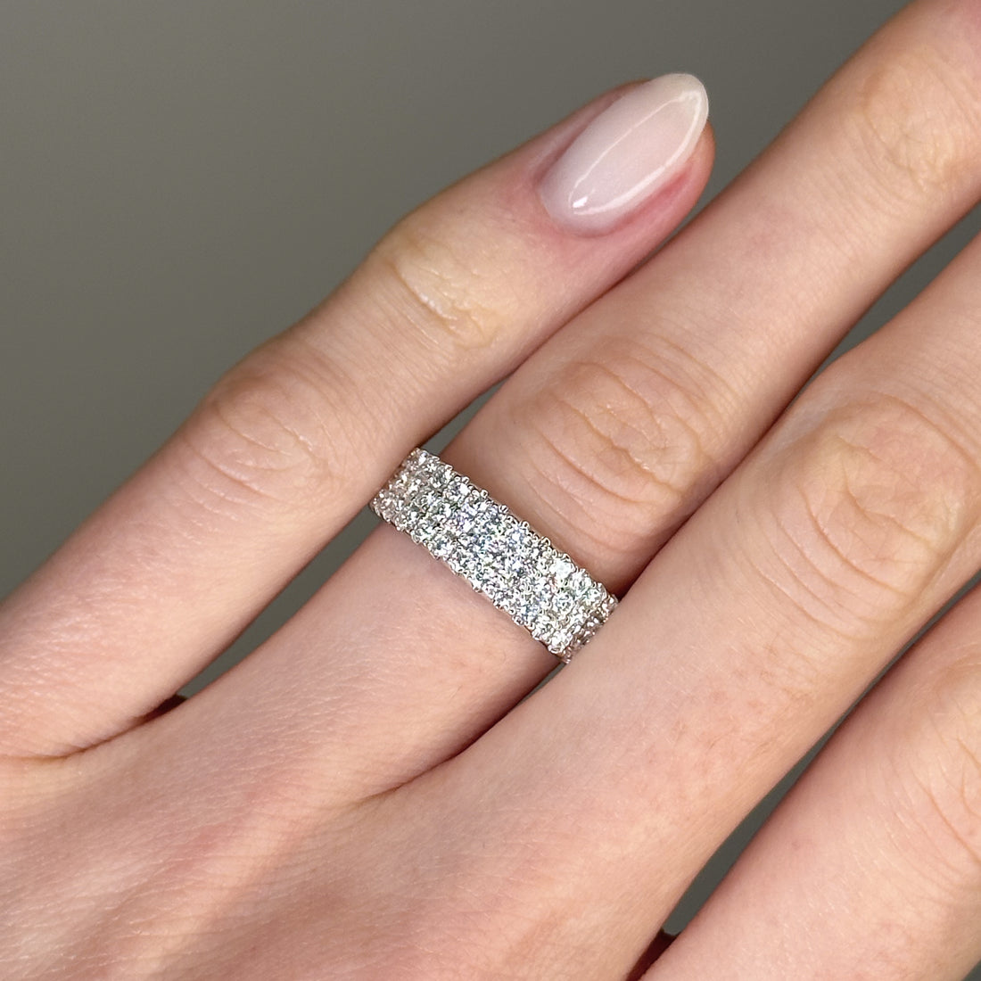 Half Turn 0.95ct Diamond Eternity Ring