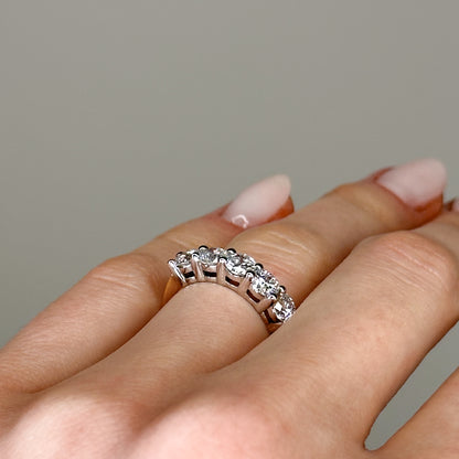 5 Round Brilliant Cut Diamond Ring