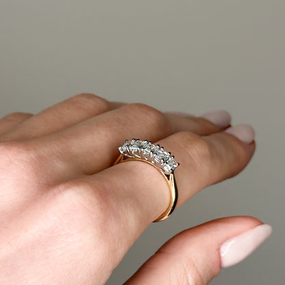 5 GIA Emerald Cut Diamond Ring