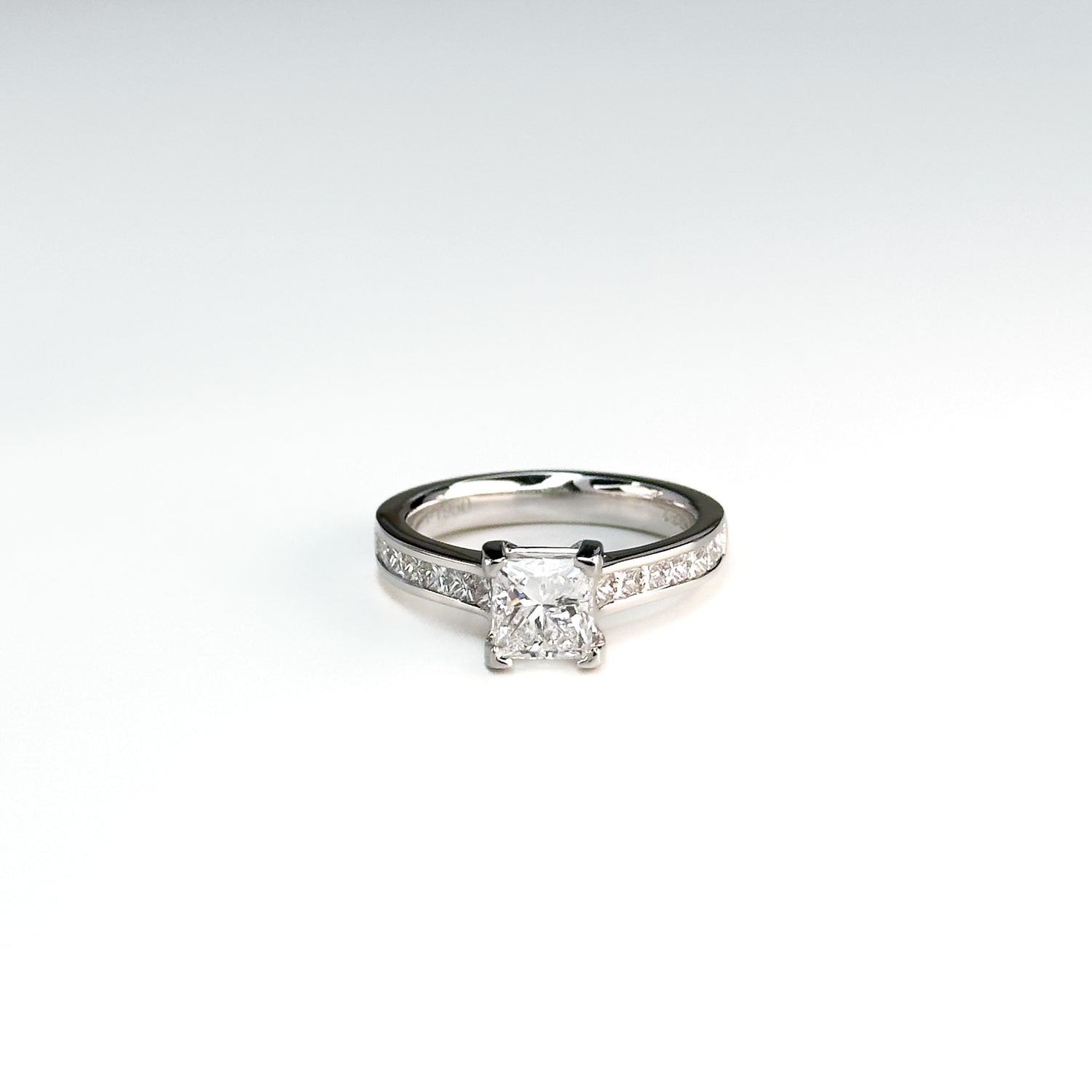 1.11ct GIA Princess Cut Diamond Ring