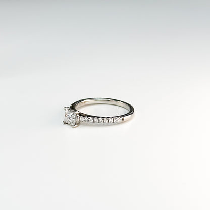 0.50ct GIA Princess Cut Diamond Ring