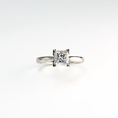 1.02ct GIA Princess Cut Diamond Ring