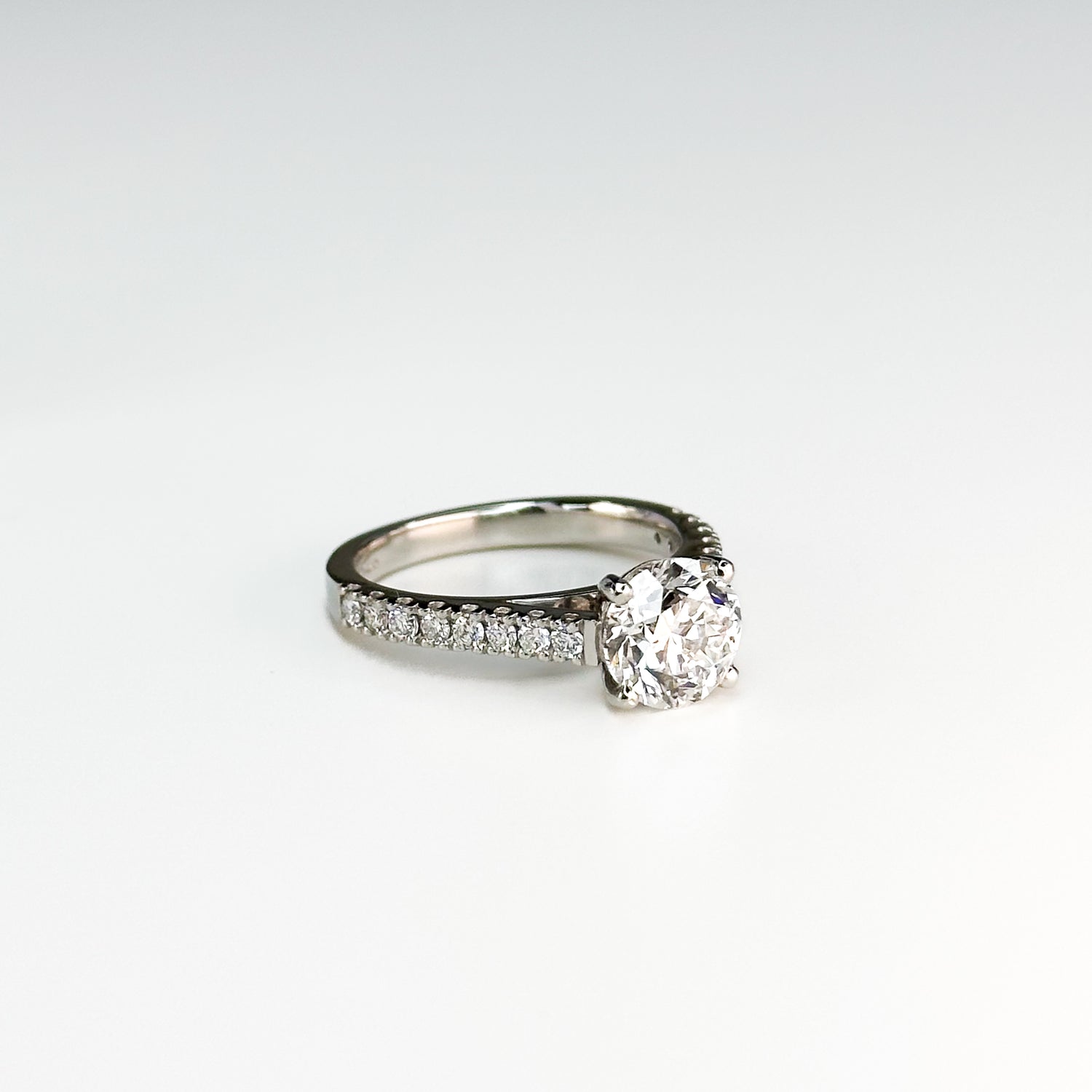2.01ct GIA Round Cut Diamond Ring