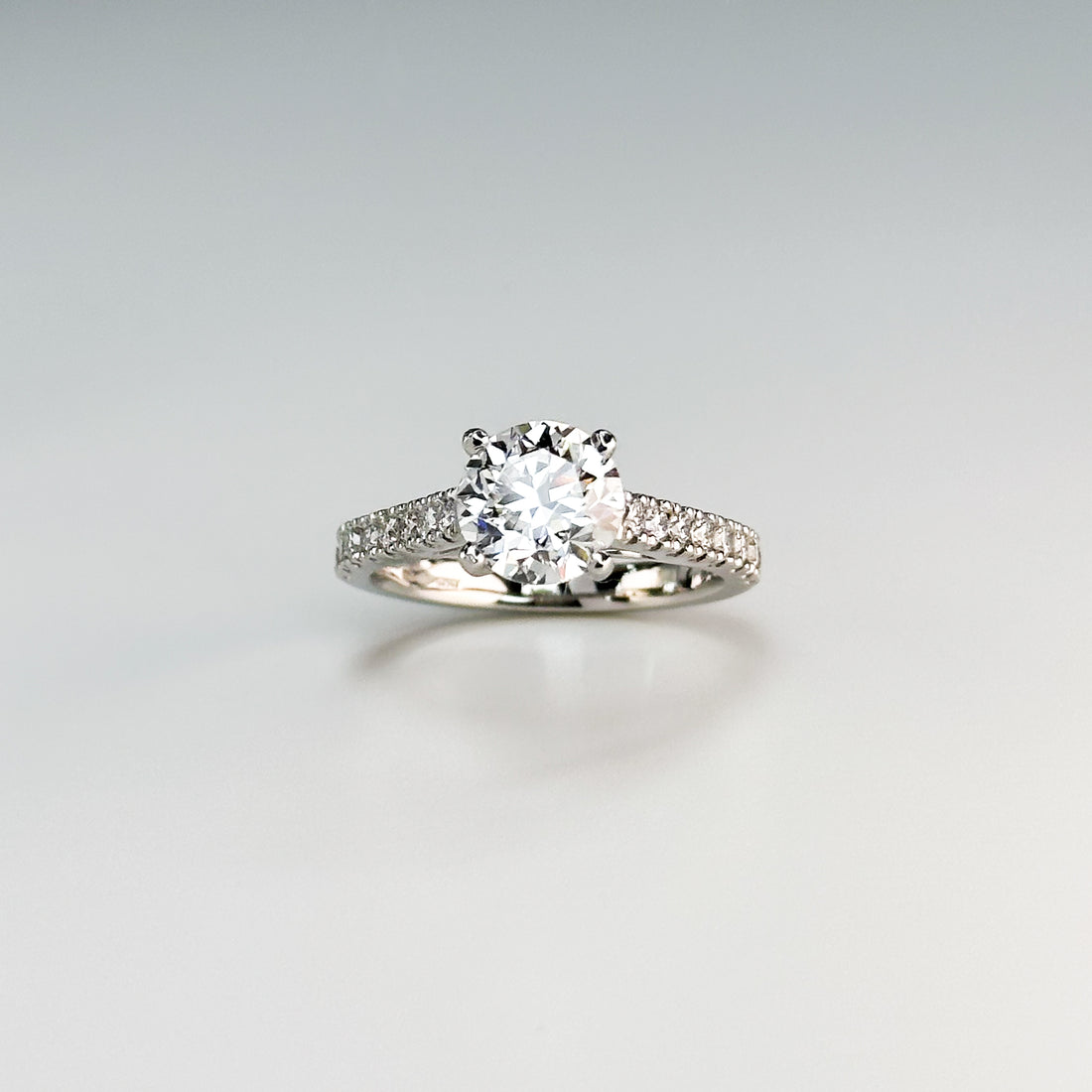 2.01ct GIA Round Cut Diamond Ring