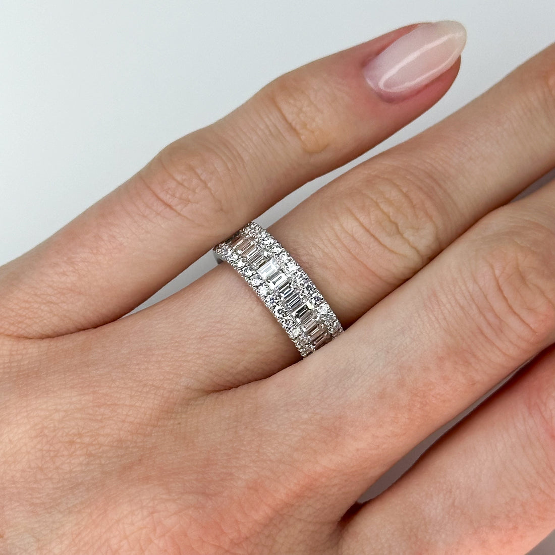 Half Turn 1.35ct Diamond Eternity Ring