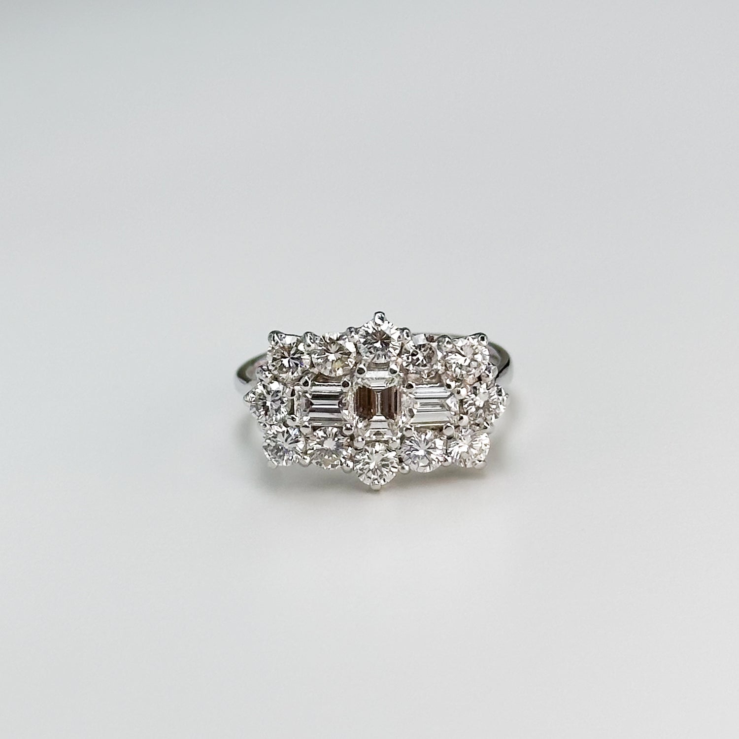 1.73ct Diamond Cluster Dress Ring