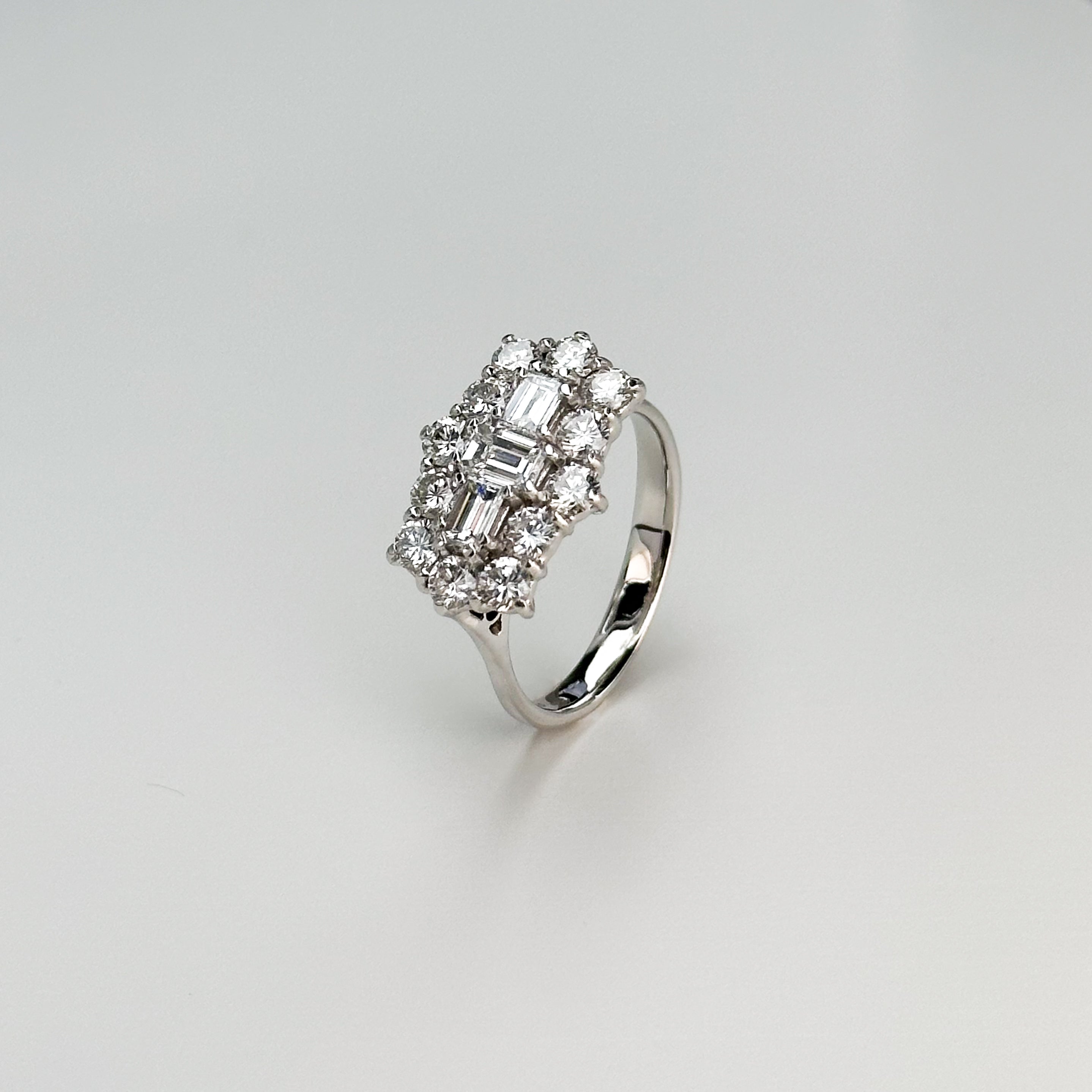1.73ct Diamond Cluster Dress Ring