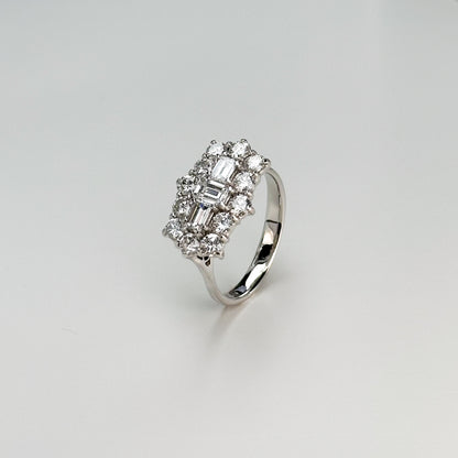 1.73ct Diamond Cluster Dress Ring