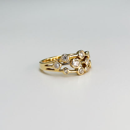 0.55ct Diamond Dress Ring in Yellow Gold