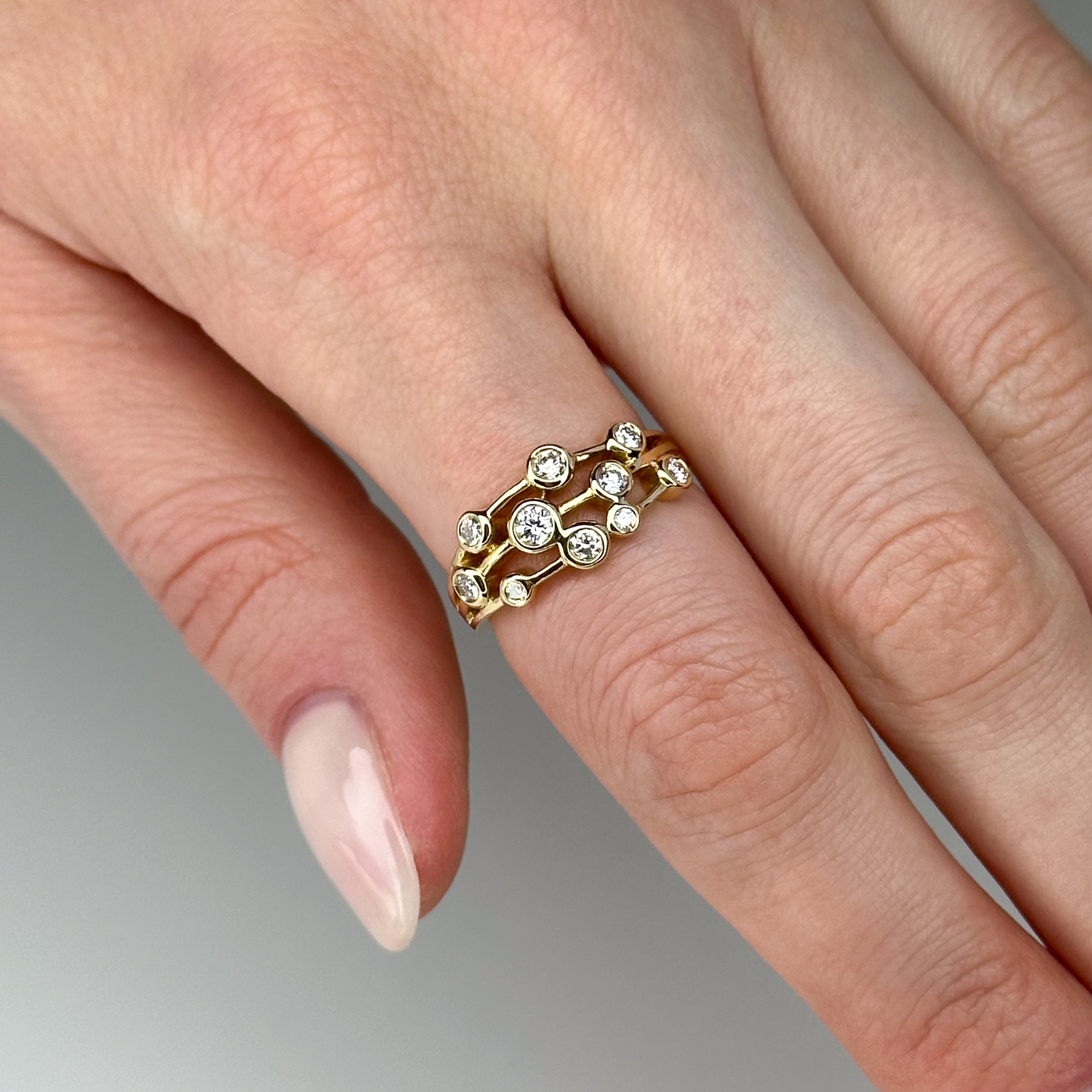 0.55ct Diamond Dress Ring in Yellow Gold