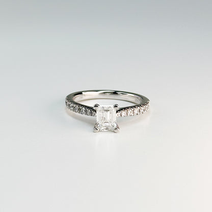 0.70ct GIA Diamond Ring in Platinum