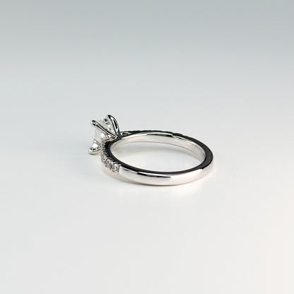 0.70ct GIA Diamond Ring in Platinum