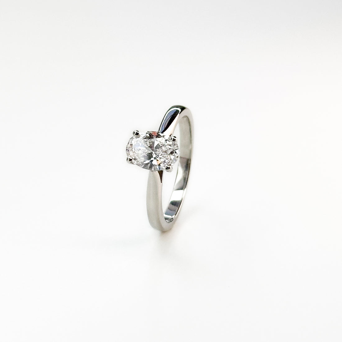 1.01ct GIA Oval Diamond Ring