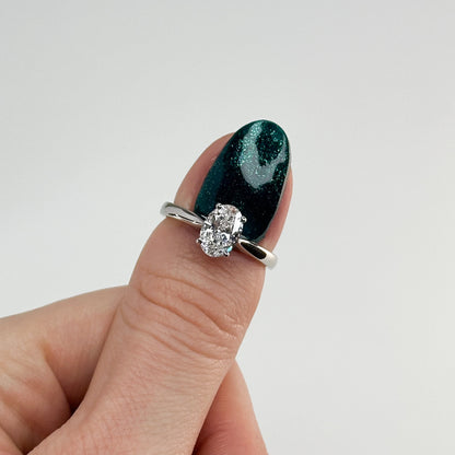 1.01ct GIA Oval Diamond Ring