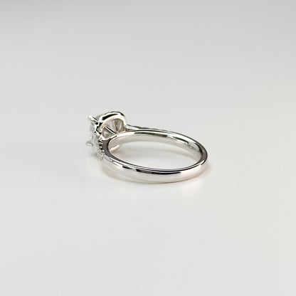 1.00ct GIA Cushion Cut Diamond Ring