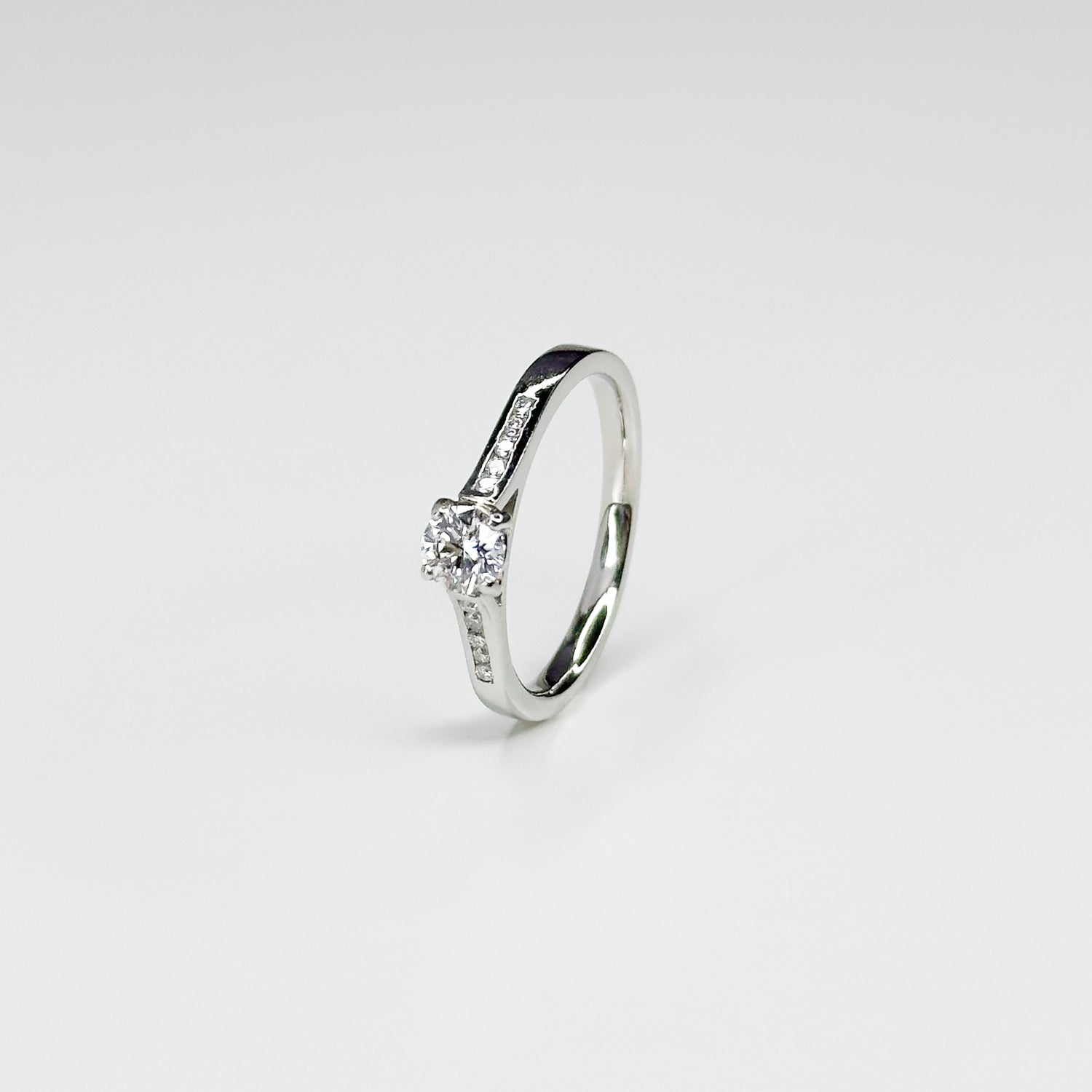 0.38ct GIA Diamond Engagement Ring in Platinum