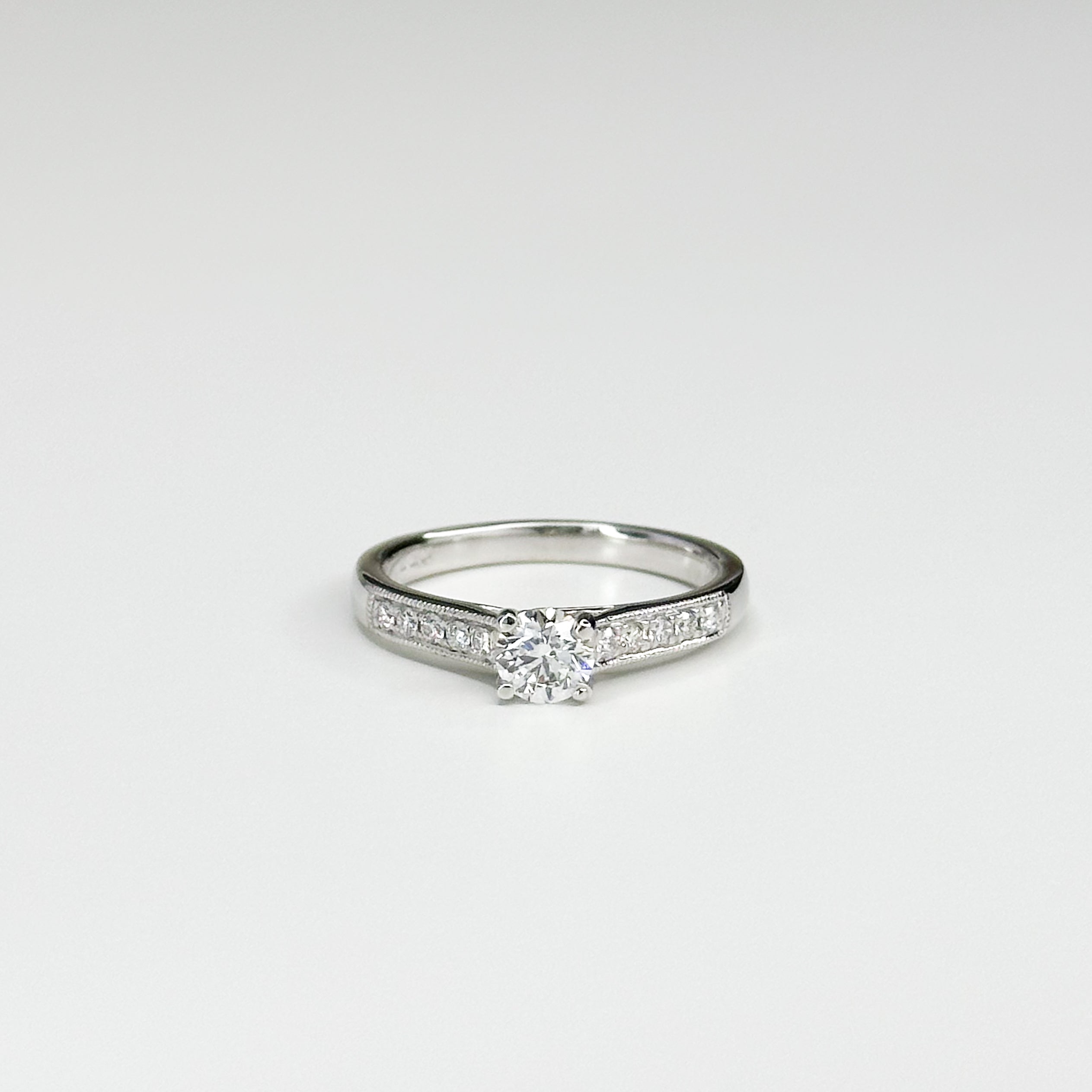 0.40ct GIA Diamond Engagement Ring in Platinum