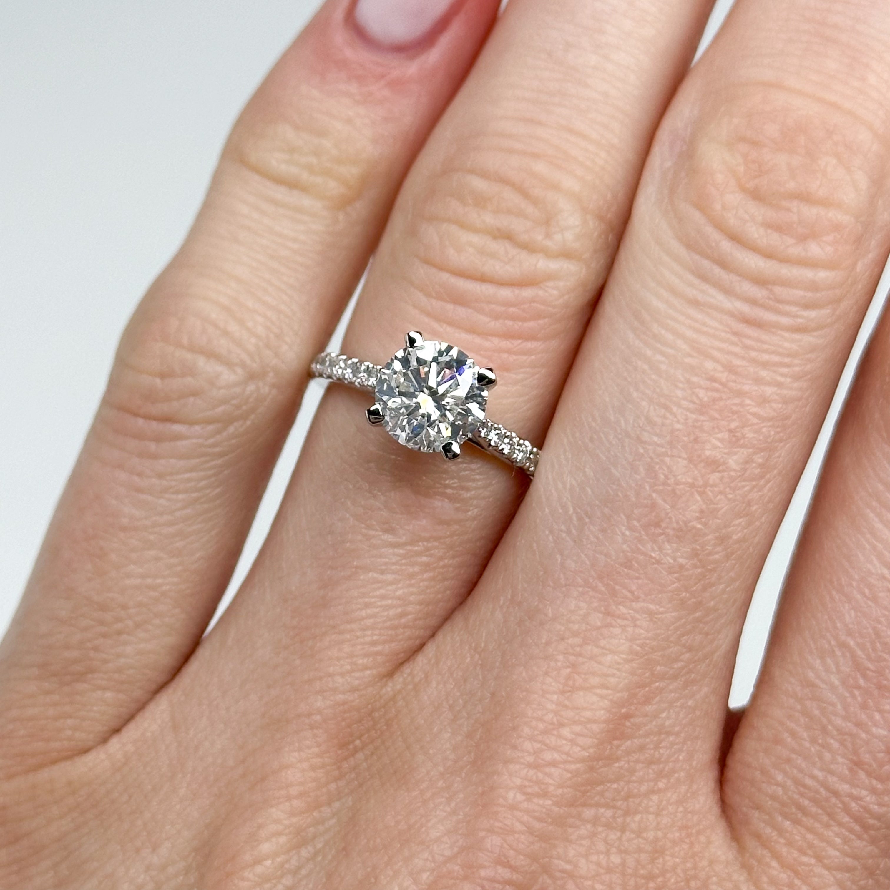 1.64ct Diamond Engagement Ring in Platinum