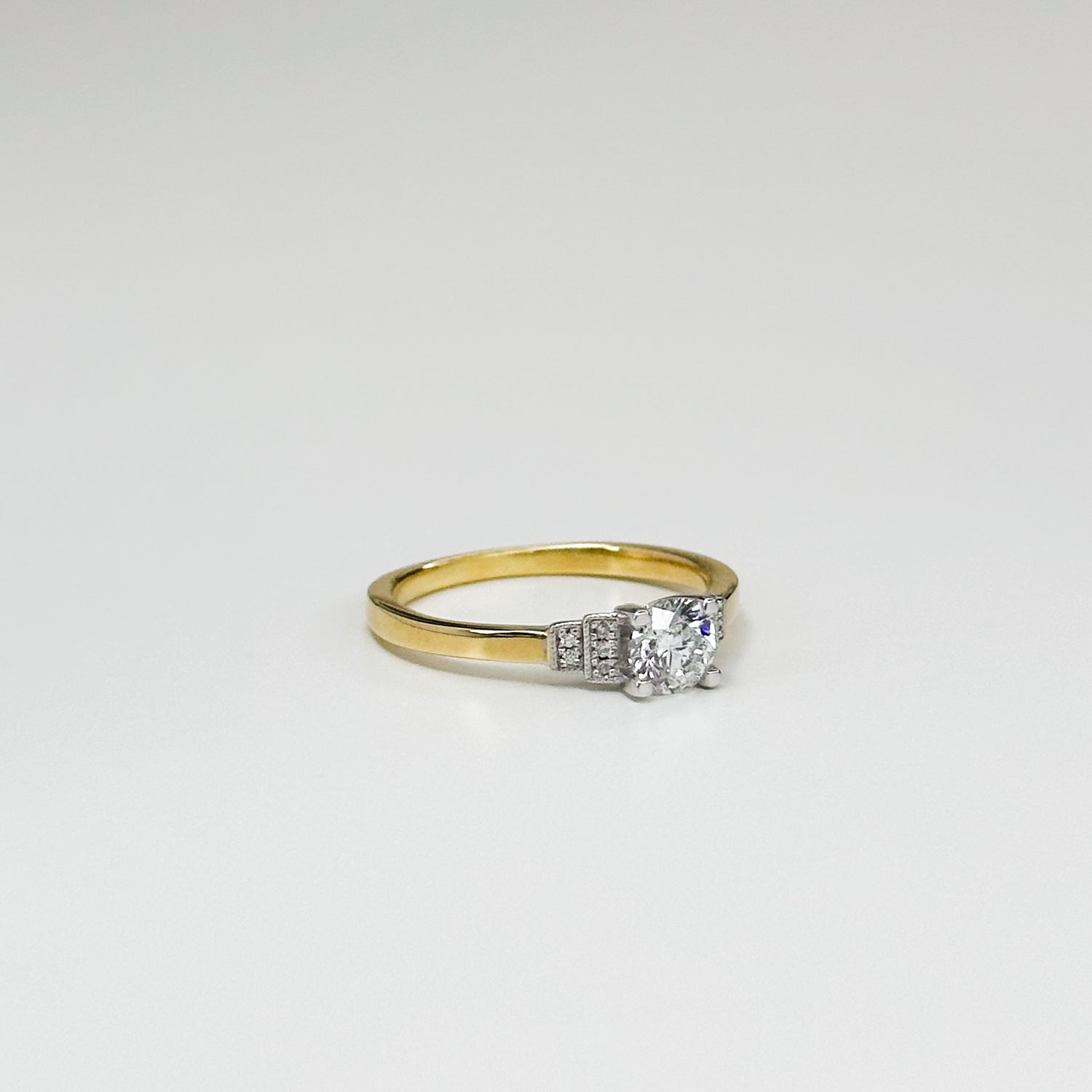 0.51ct Diamond Engagement Ring in Yellow Gold