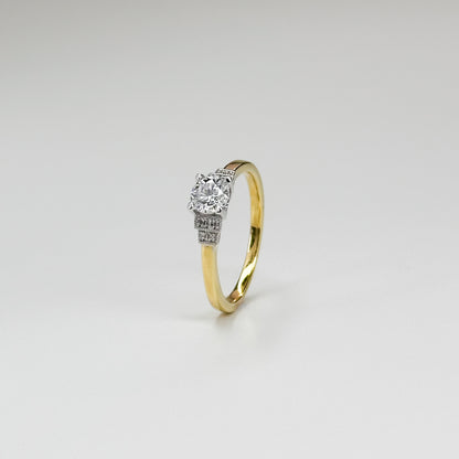 0.51ct Diamond Engagement Ring in Yellow Gold
