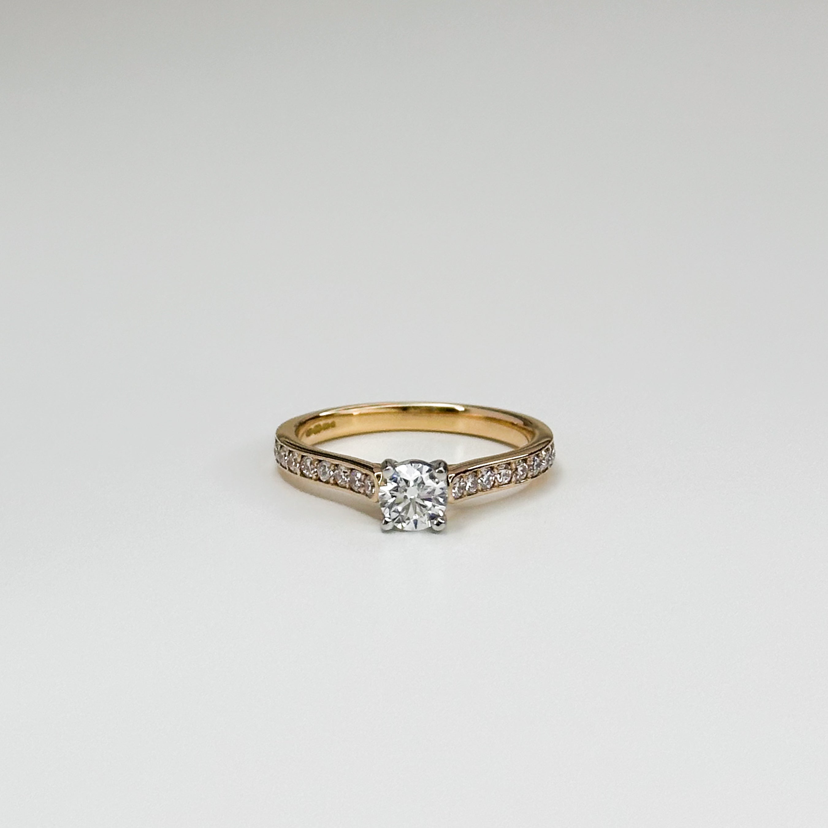 0.40ct GIA Diamond Engagement Ring in Rose Gold