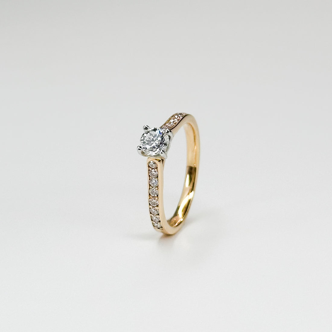 0.40ct GIA Diamond Engagement Ring in Rose Gold