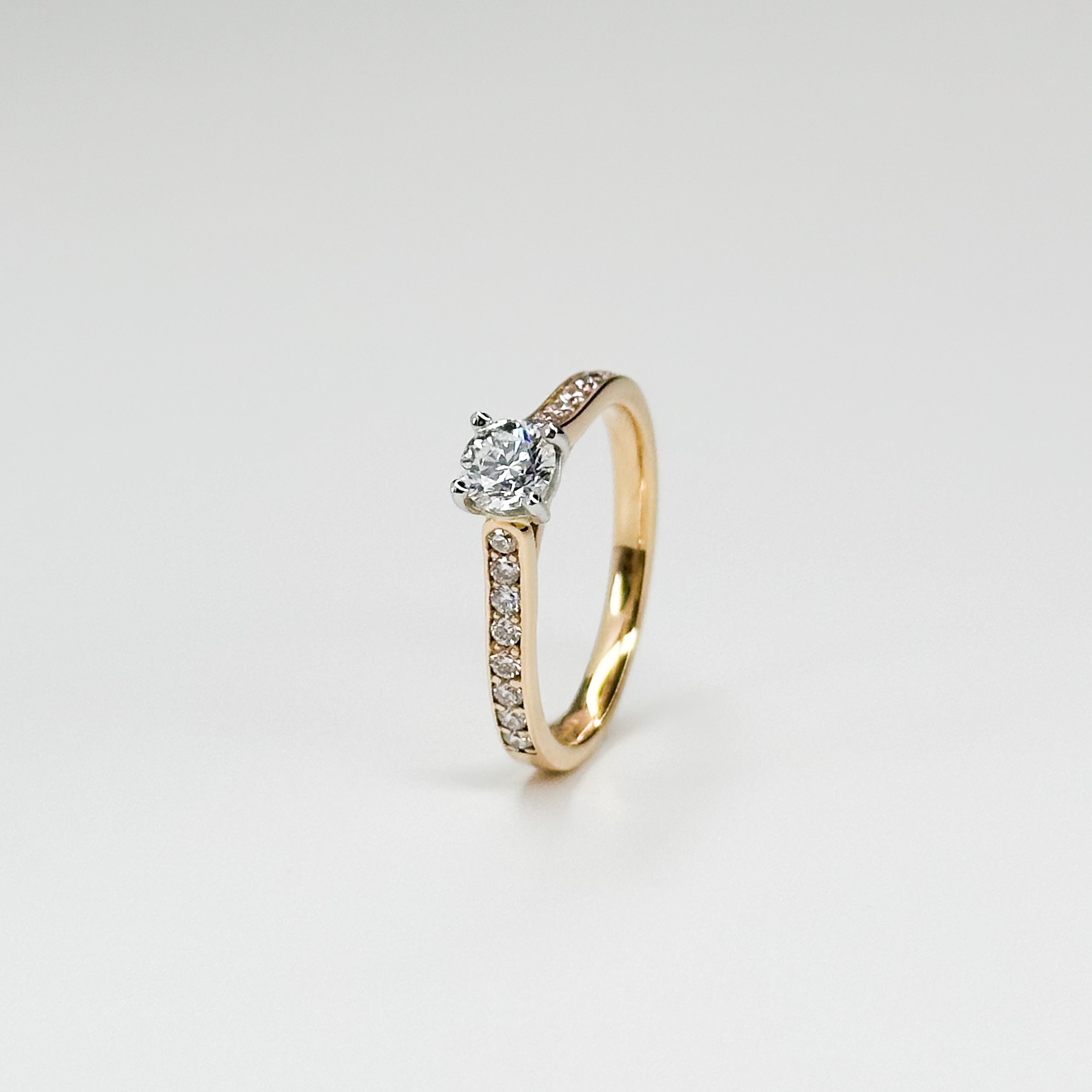 0.40ct GIA Diamond Engagement Ring in Rose Gold