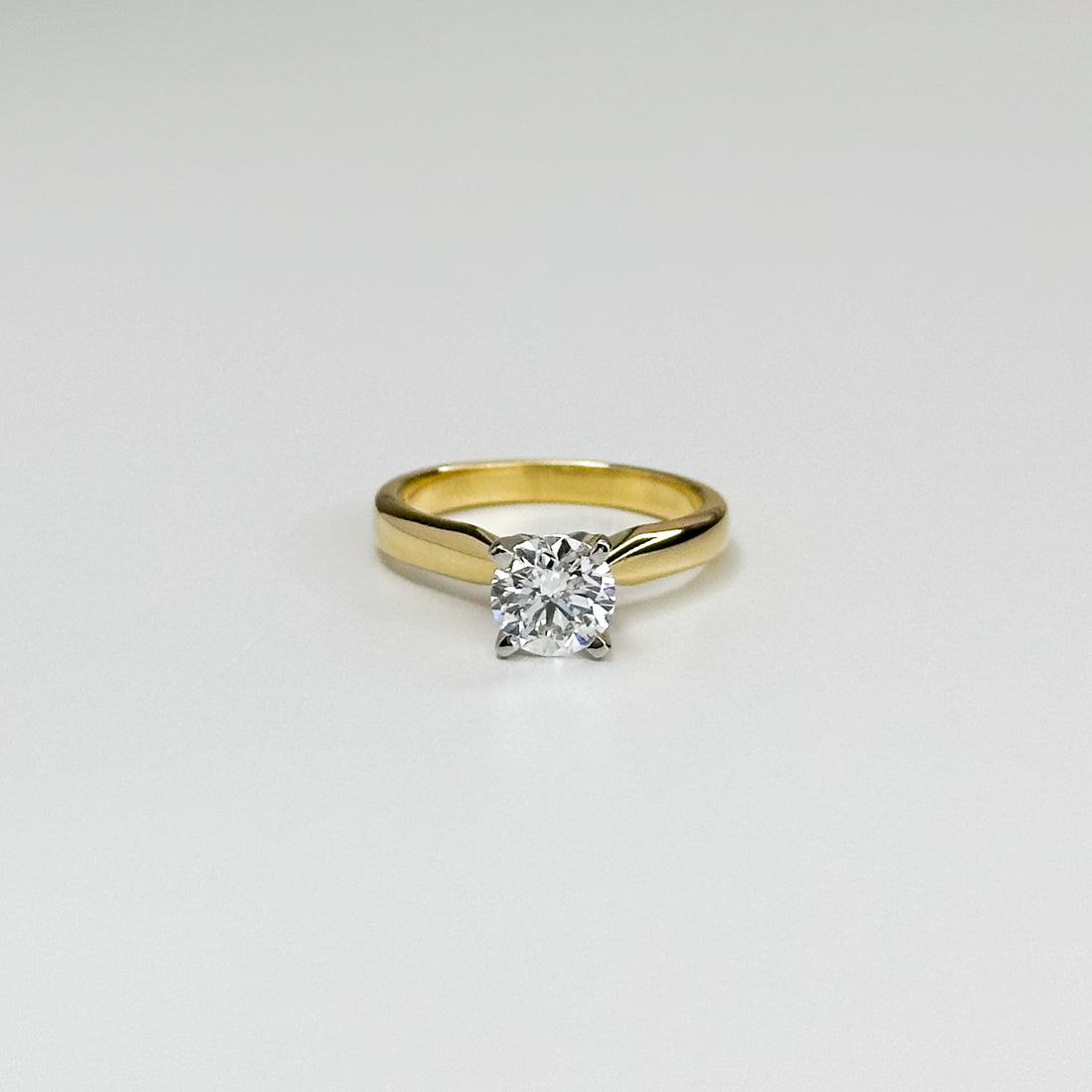 1.00ct Diamond Engagement Ring in Yellow Gold