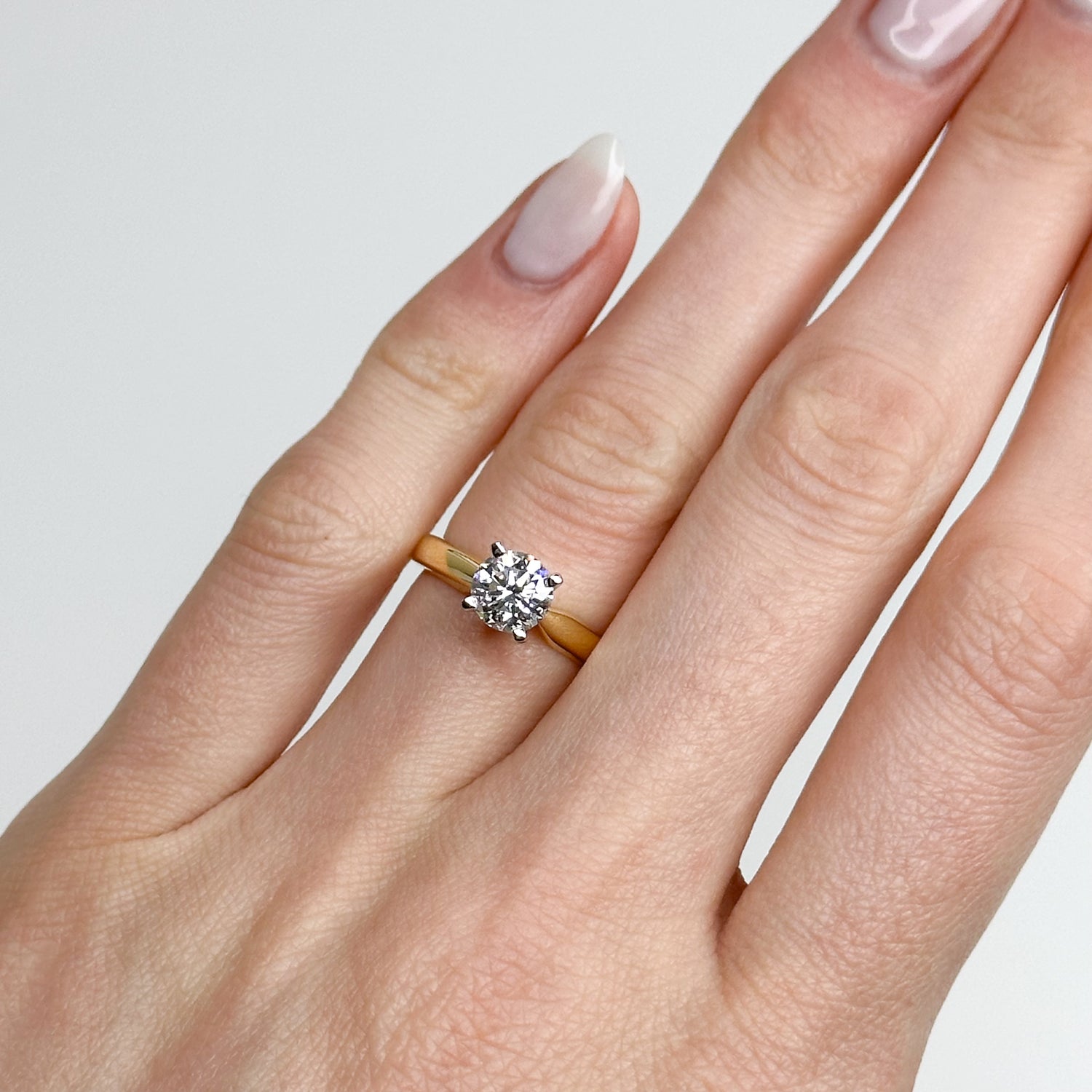 1.00ct Diamond Engagement Ring in Yellow Gold